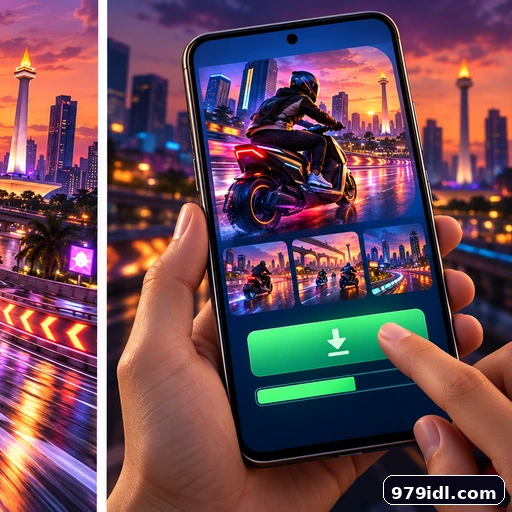 Pratinjau antarmuka panduan APK Balap Senja