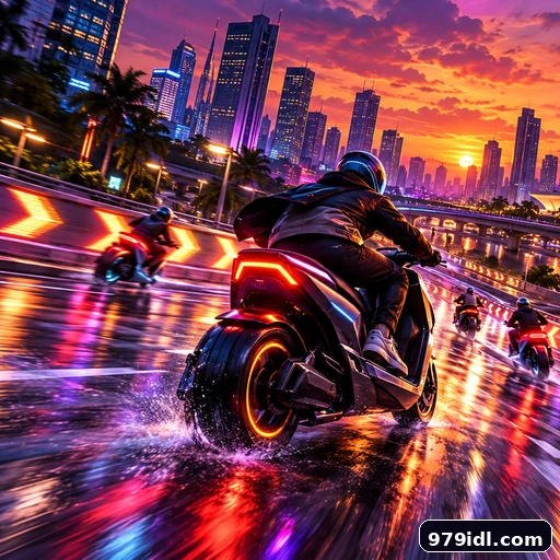 Visual gameplay konseptual Balap • arcade • aksi untuk Android